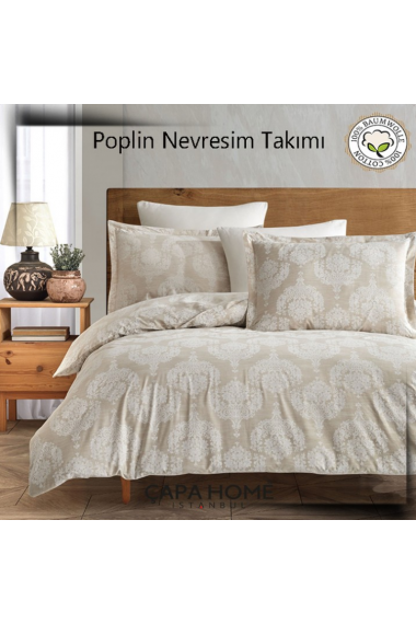 Çapa Home Poplin Nevresim Takımı %100 pamuk